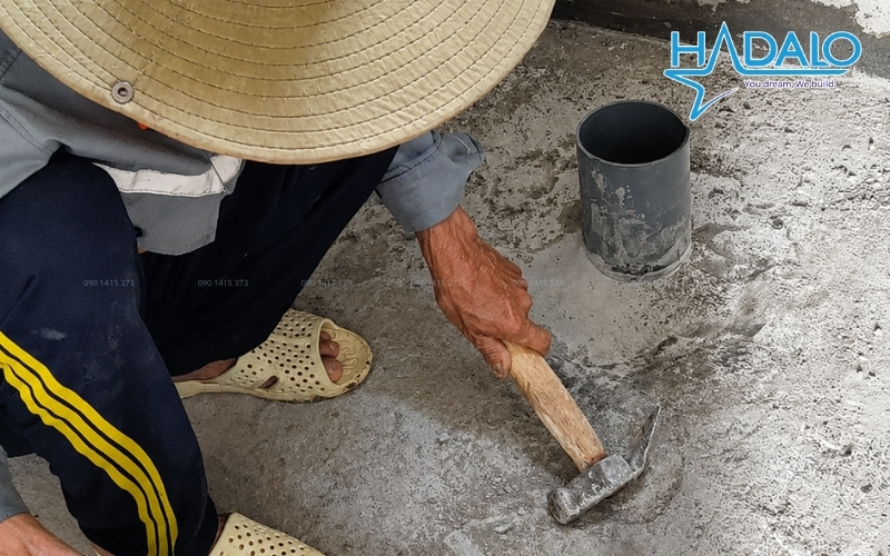 Thi công vật liệu chống thấm nhà vệ sinh